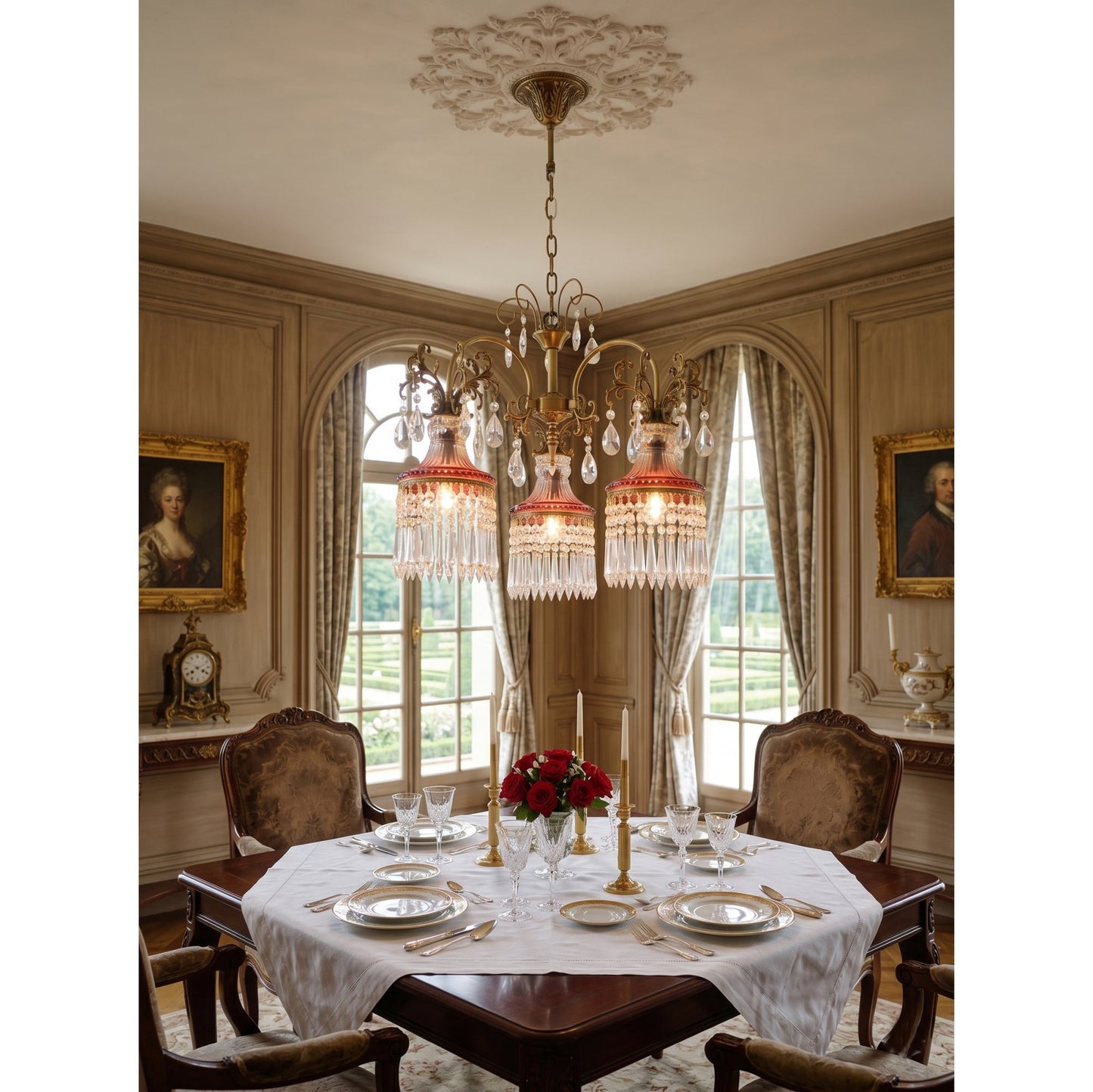 Marquise Crystal Chandelier