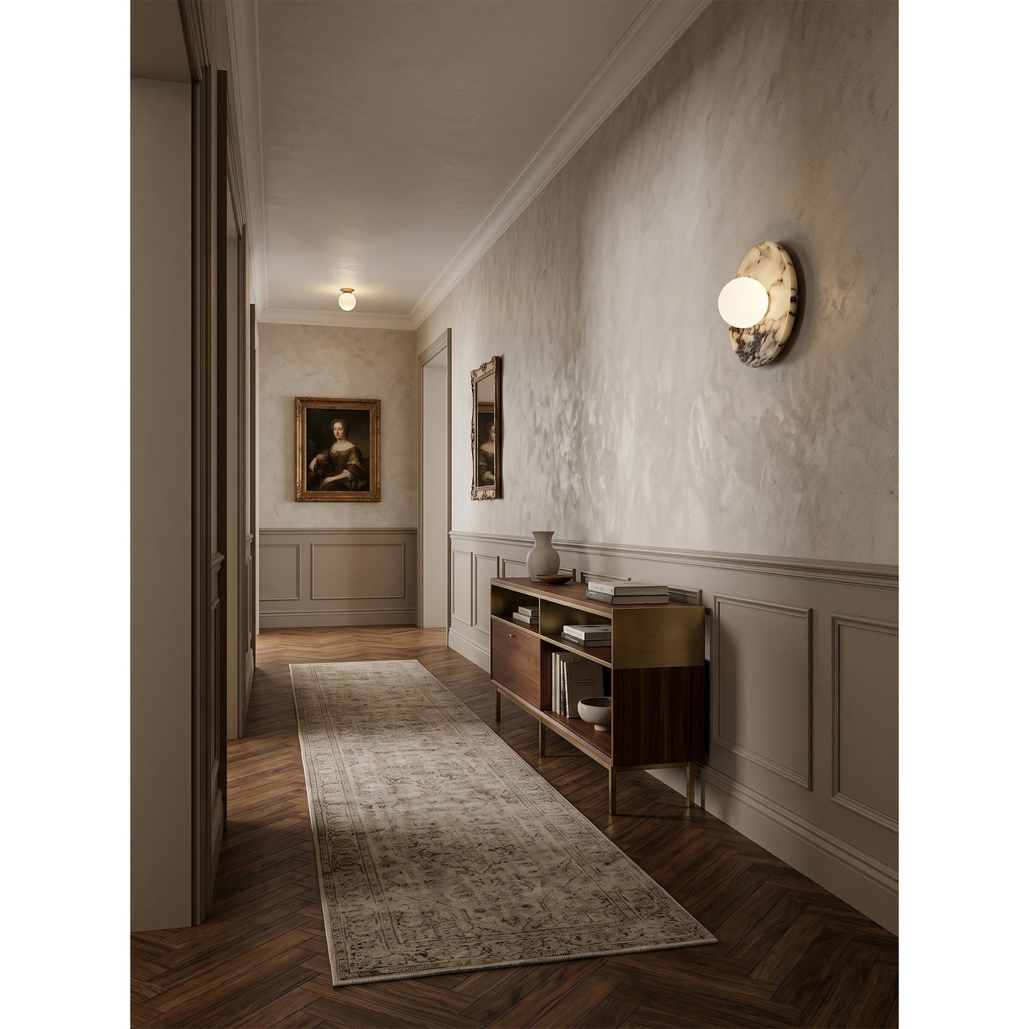 Islune Marble Onyx Wall Sconce