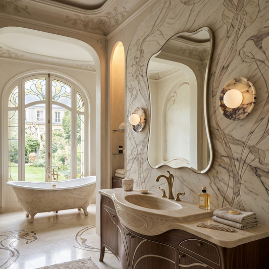 Islune Marble Onyx Wall Sconce