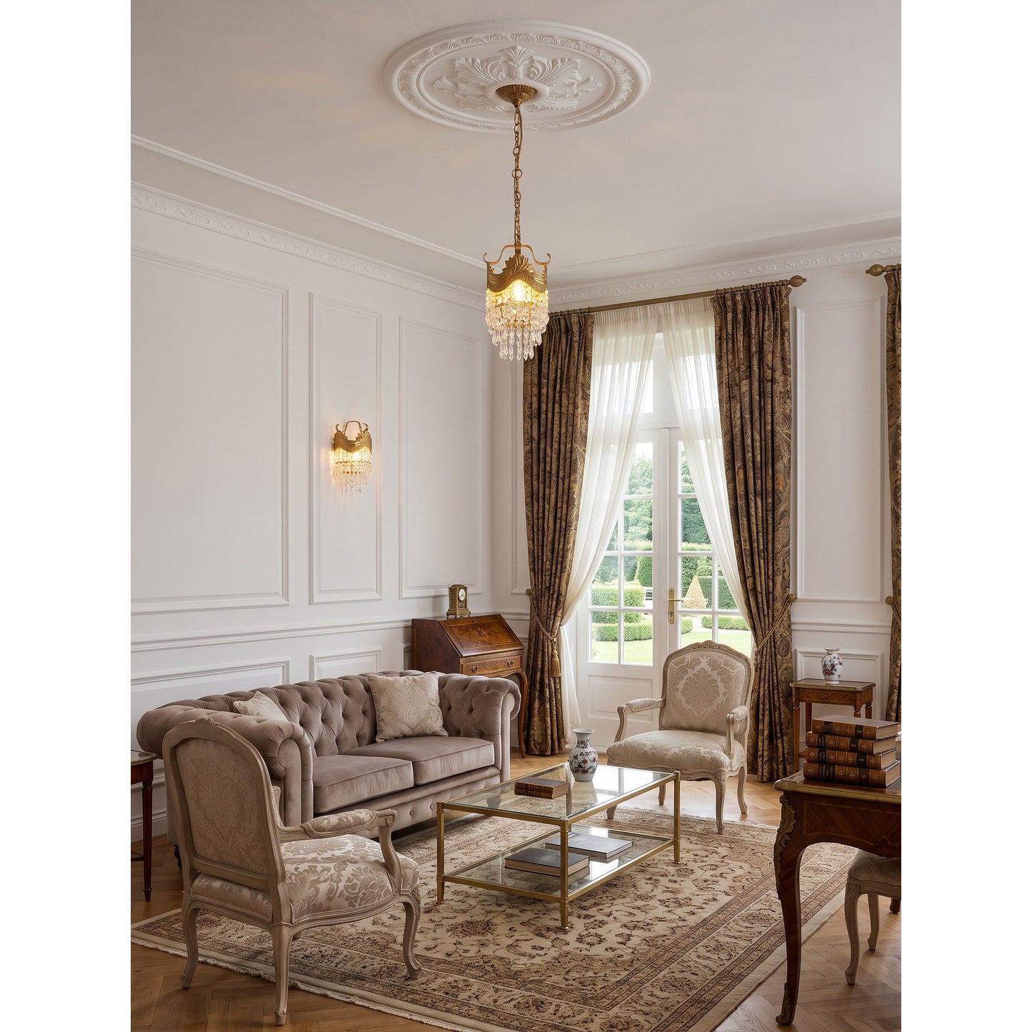 Sabia Crystal Pendant Lamp