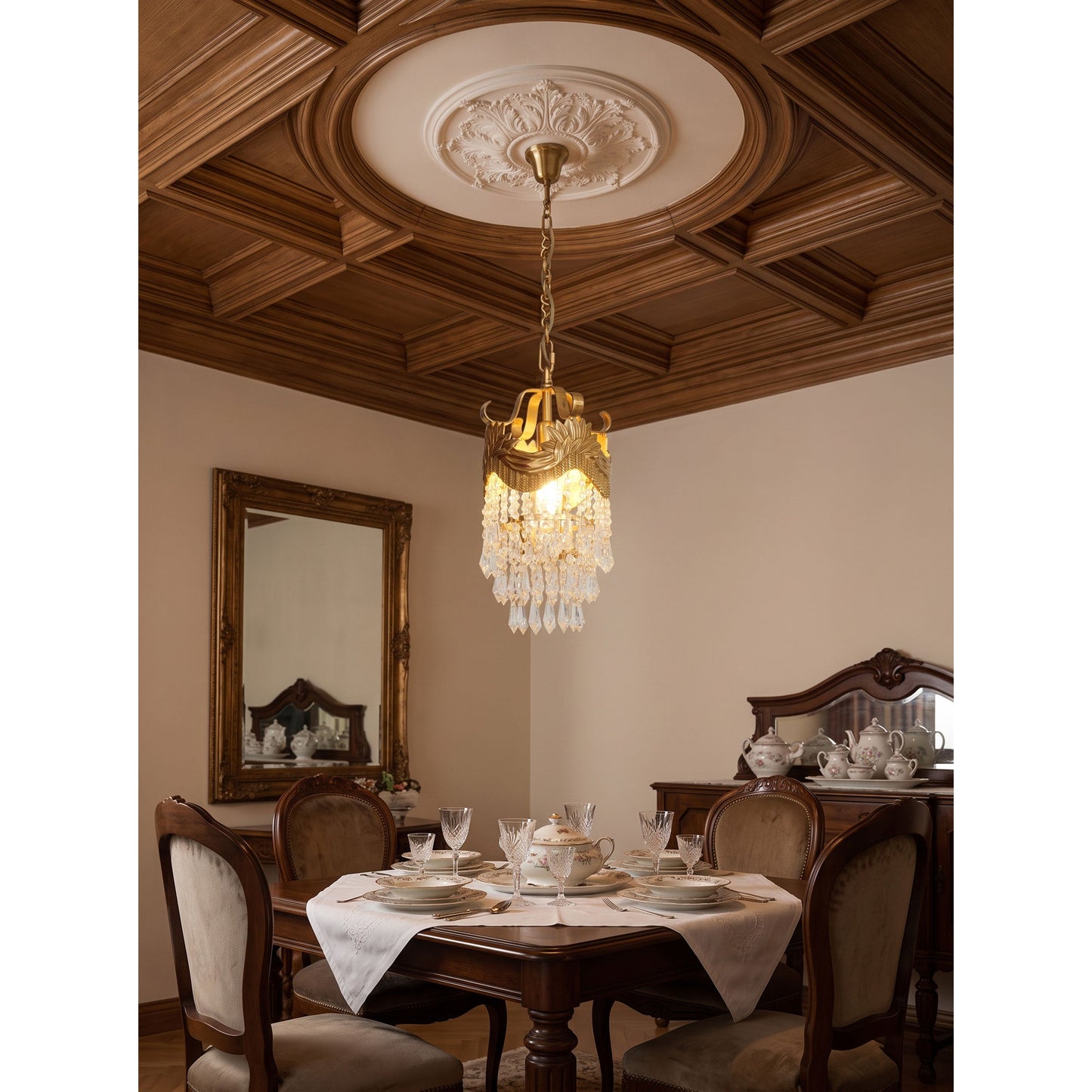Sabia Crystal Pendant Lamp