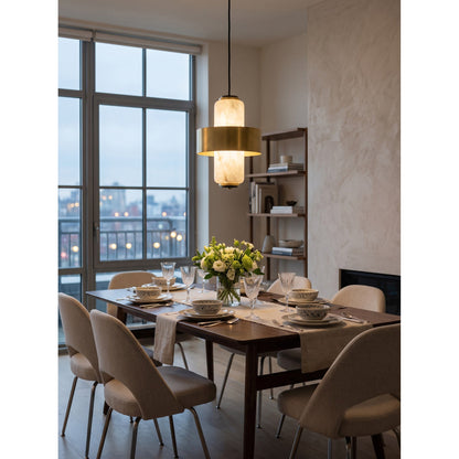 Jovine Alabaster Pendant Lamp
