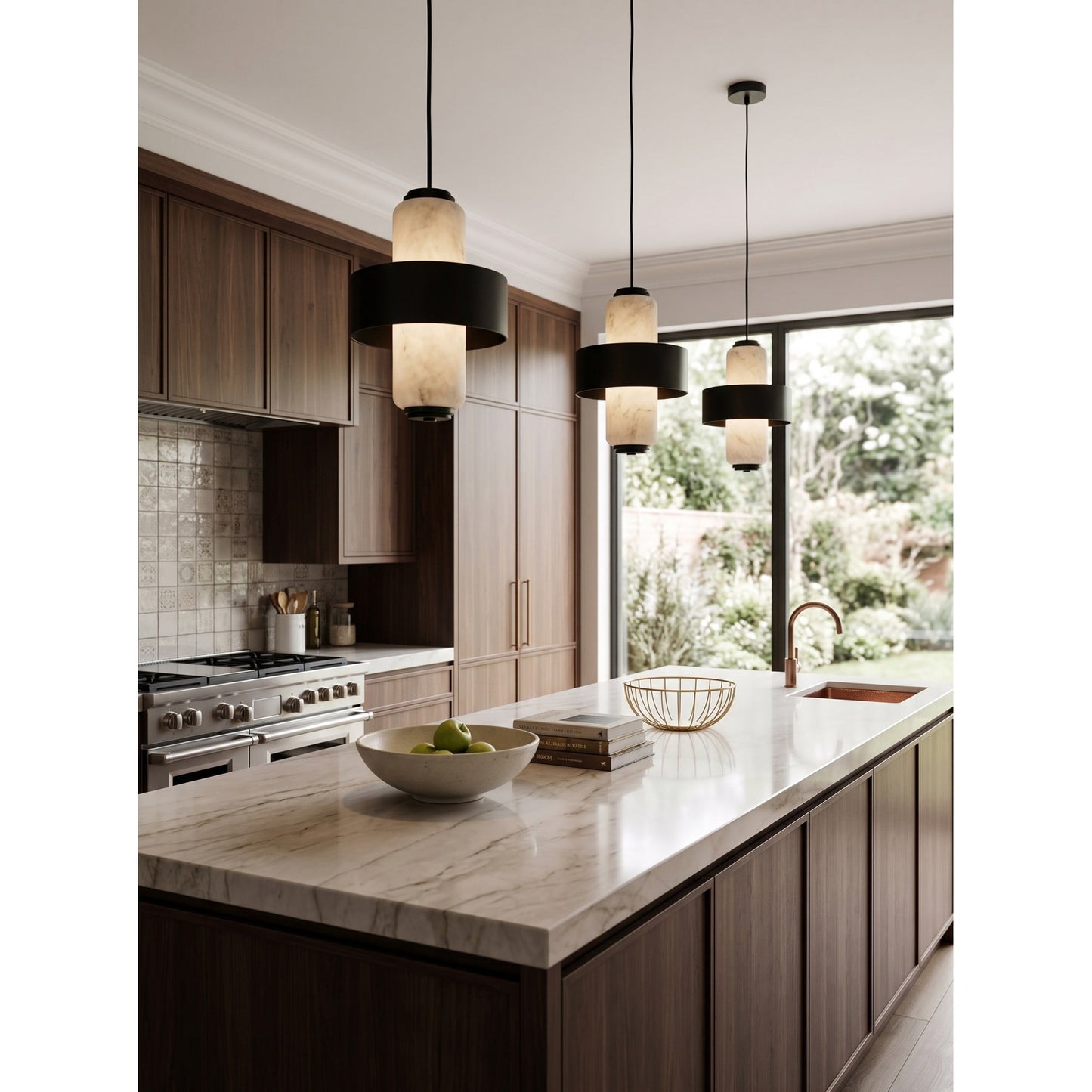Jovine Alabaster Pendant Lamp