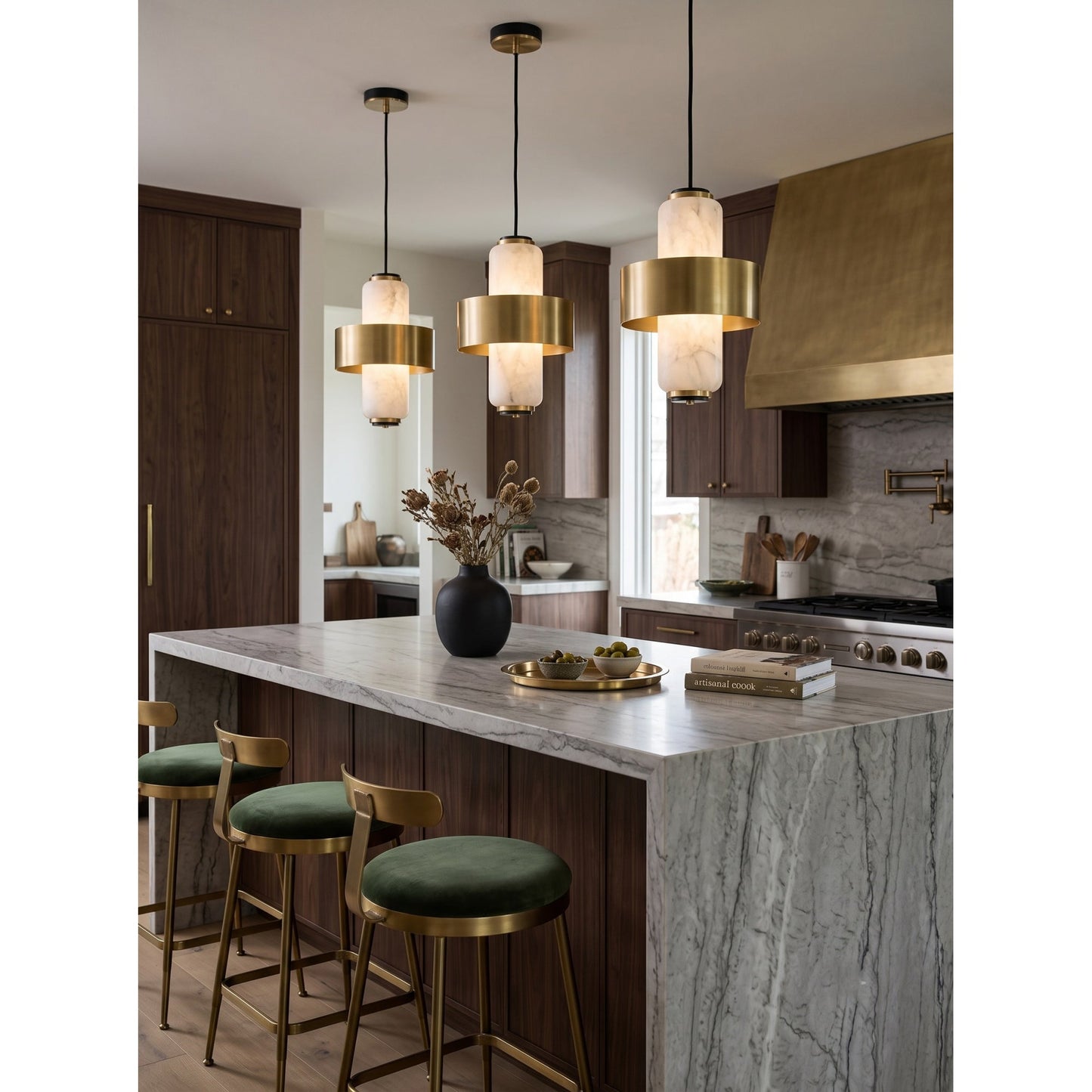 Jovine Alabaster Pendant Lamp