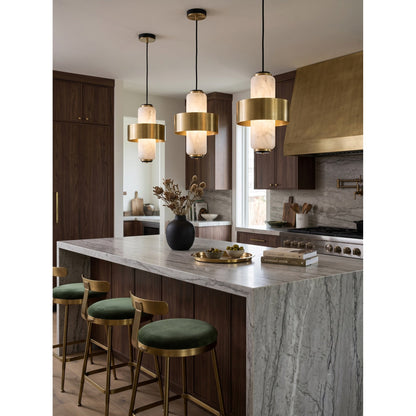 Jovine Alabaster Pendant Lamp