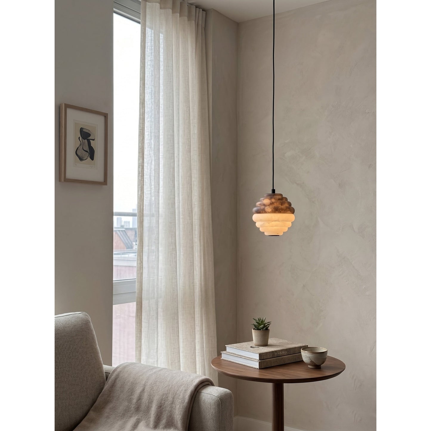 Mireille Alabaster Pendant Lamp
