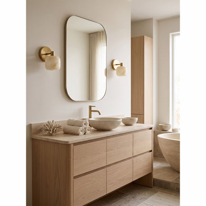 Halance Alabaster Wall Sconce