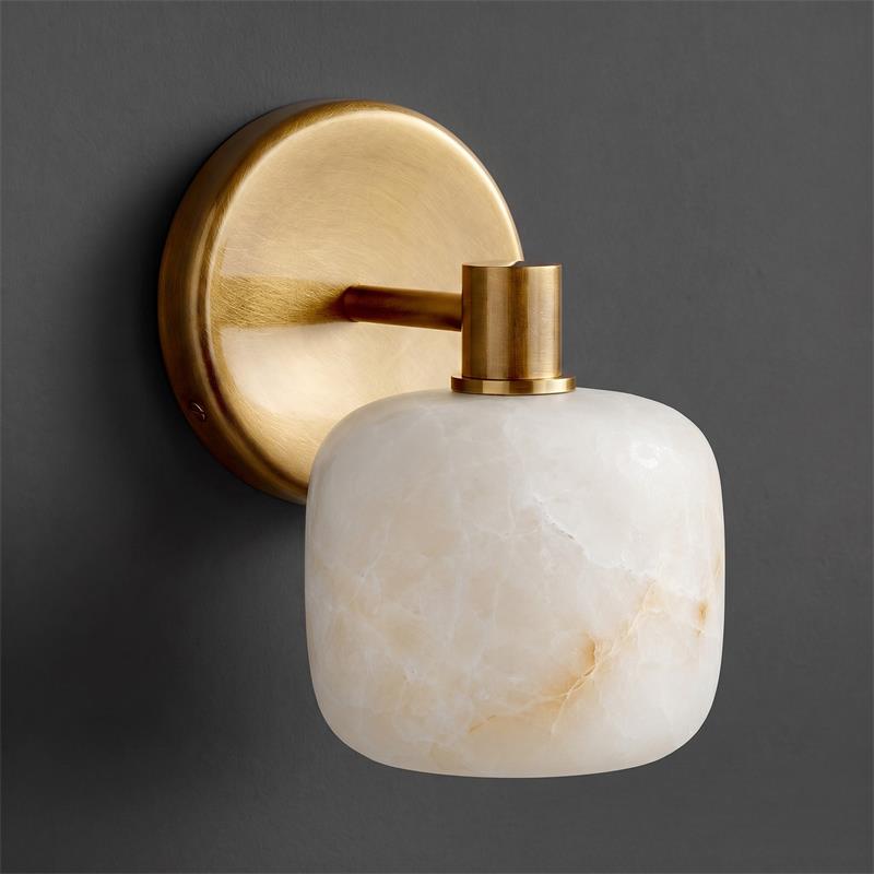 Halance Alabaster Wall Sconce