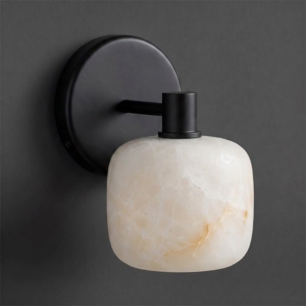Halance Alabaster Wall Sconce
