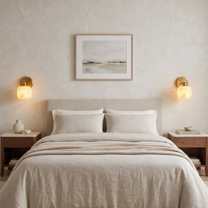 Halance Alabaster Wall Sconce