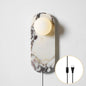 Bela Marble Plug-in Wall Sconce