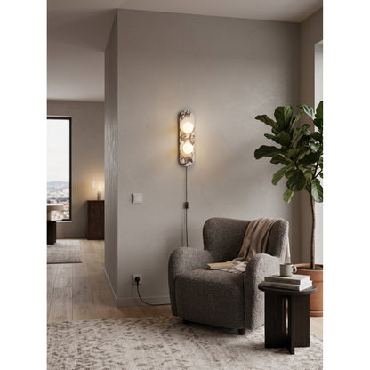 Bela Marble Plug-in Wall Sconce