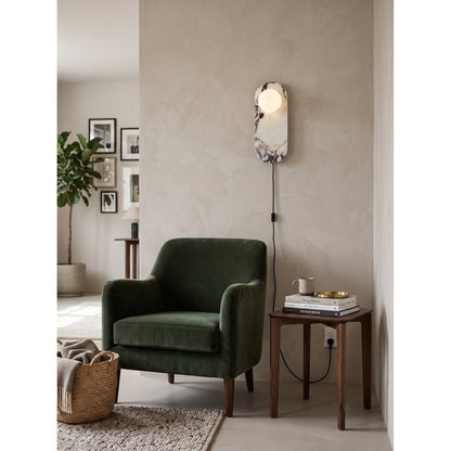Bela Marble Plug-in Wall Sconce