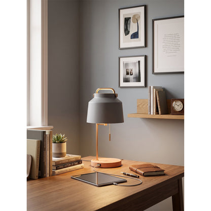 Naima USB Table Lamp (Wireless Charging Version)