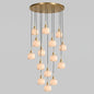 Natural Square Alabaster Chandelier