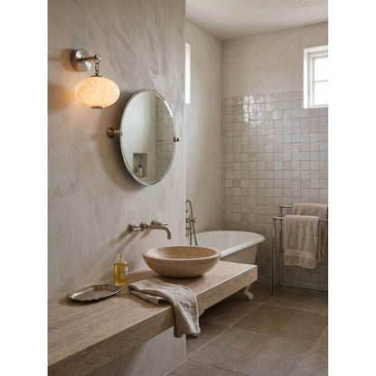 Marune Alabaster Wall Sconce