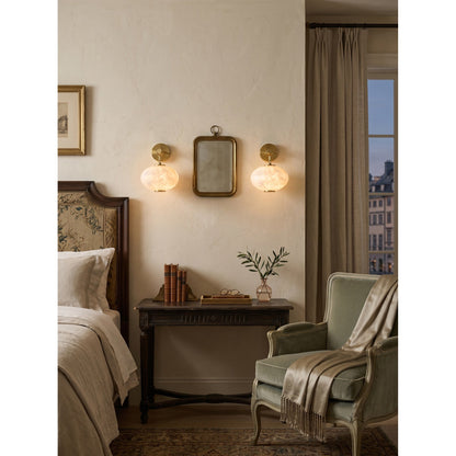 Marune Alabaster Wall Sconce