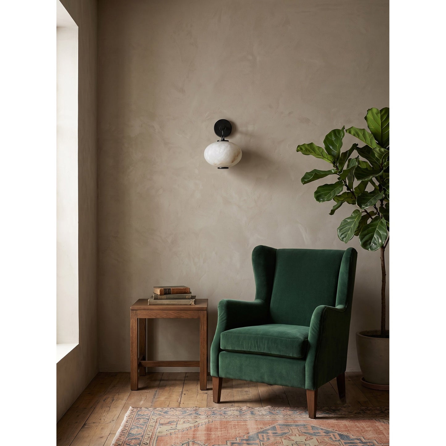 Marune Alabaster Wall Sconce