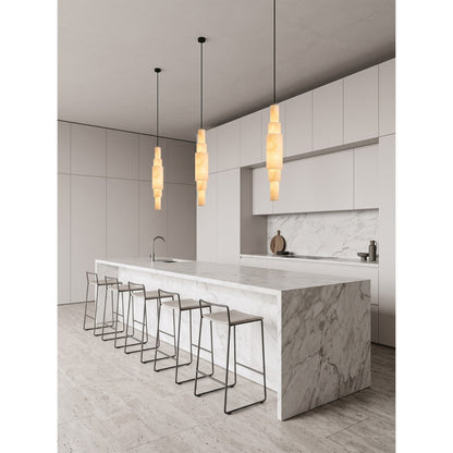 Lirien Tiered Alabaster Pendant Lamp