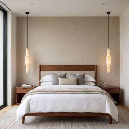 Lirien Tiered Alabaster Pendant Lamp