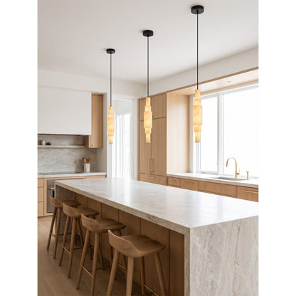 Lirien Tiered Alabaster Pendant Lamp