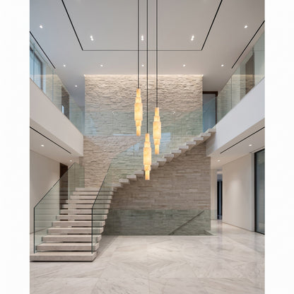 Lirien Tiered Alabaster Pendant Lamp