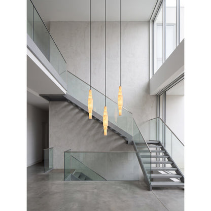 Lirien Tiered Alabaster Pendant Lamp