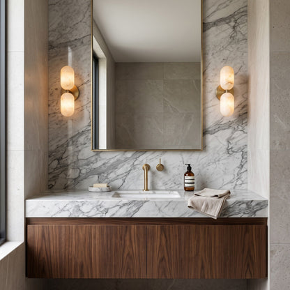 Quinai Alabaster Wall Sconce