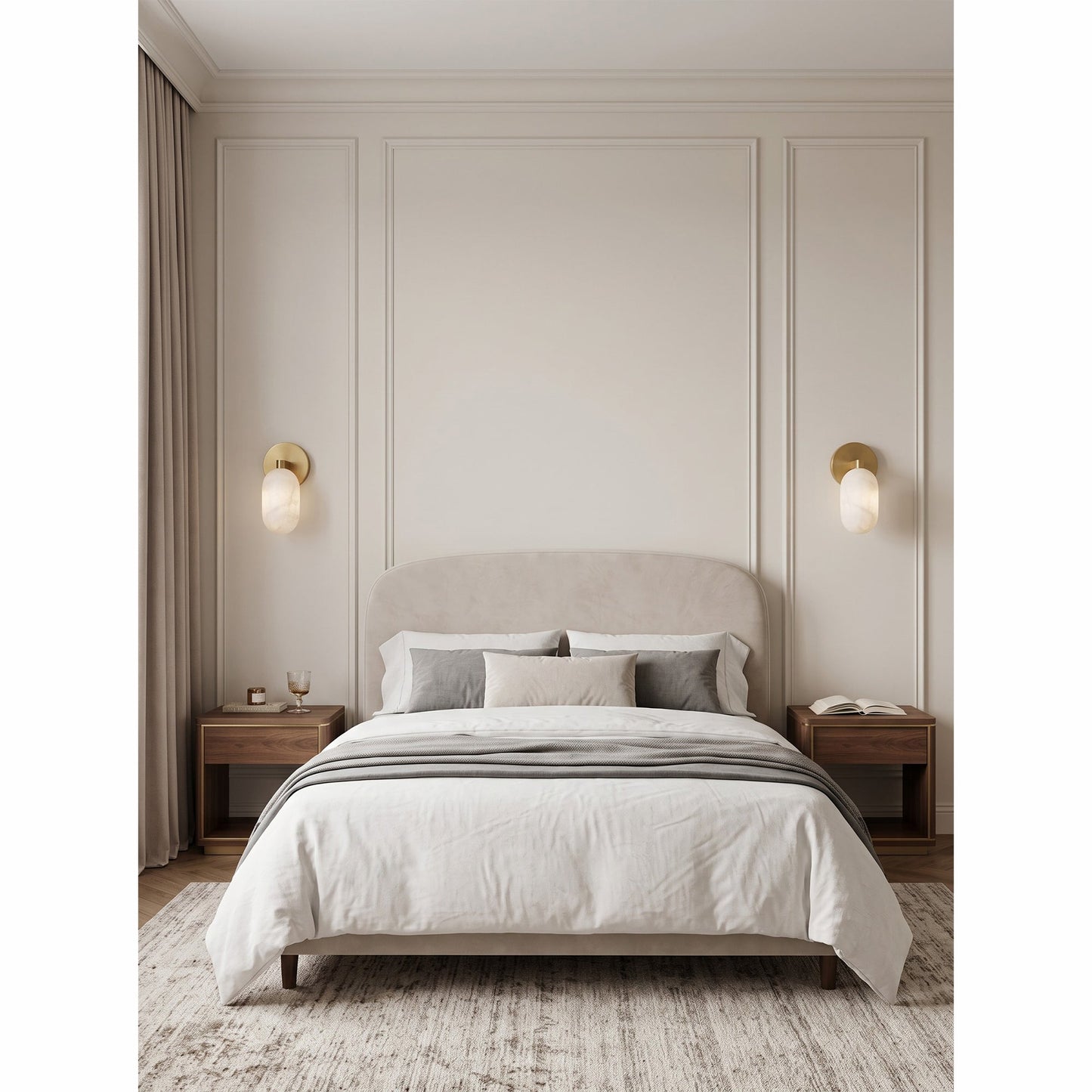 Quinai Alabaster Wall Sconce