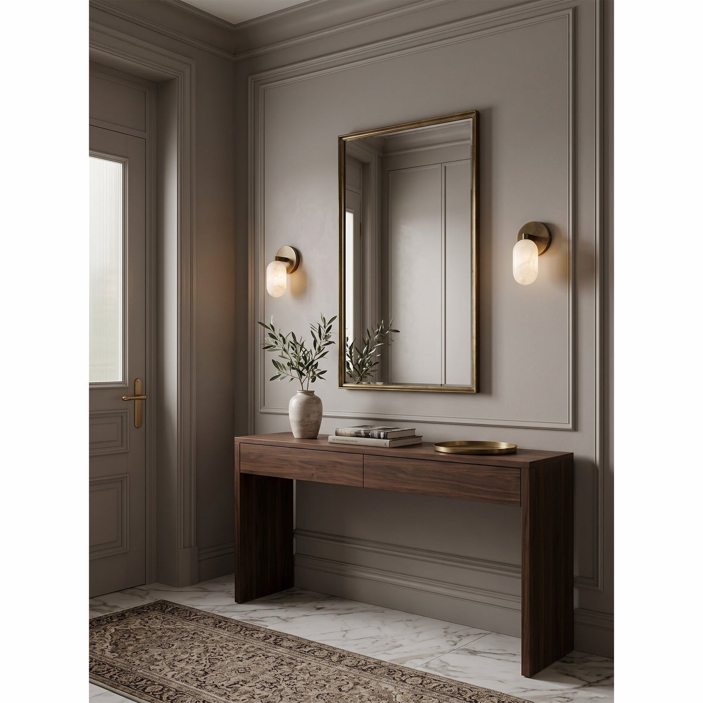 Quinai Alabaster Wall Sconce
