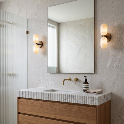 Quinai Alabaster Wall Sconce