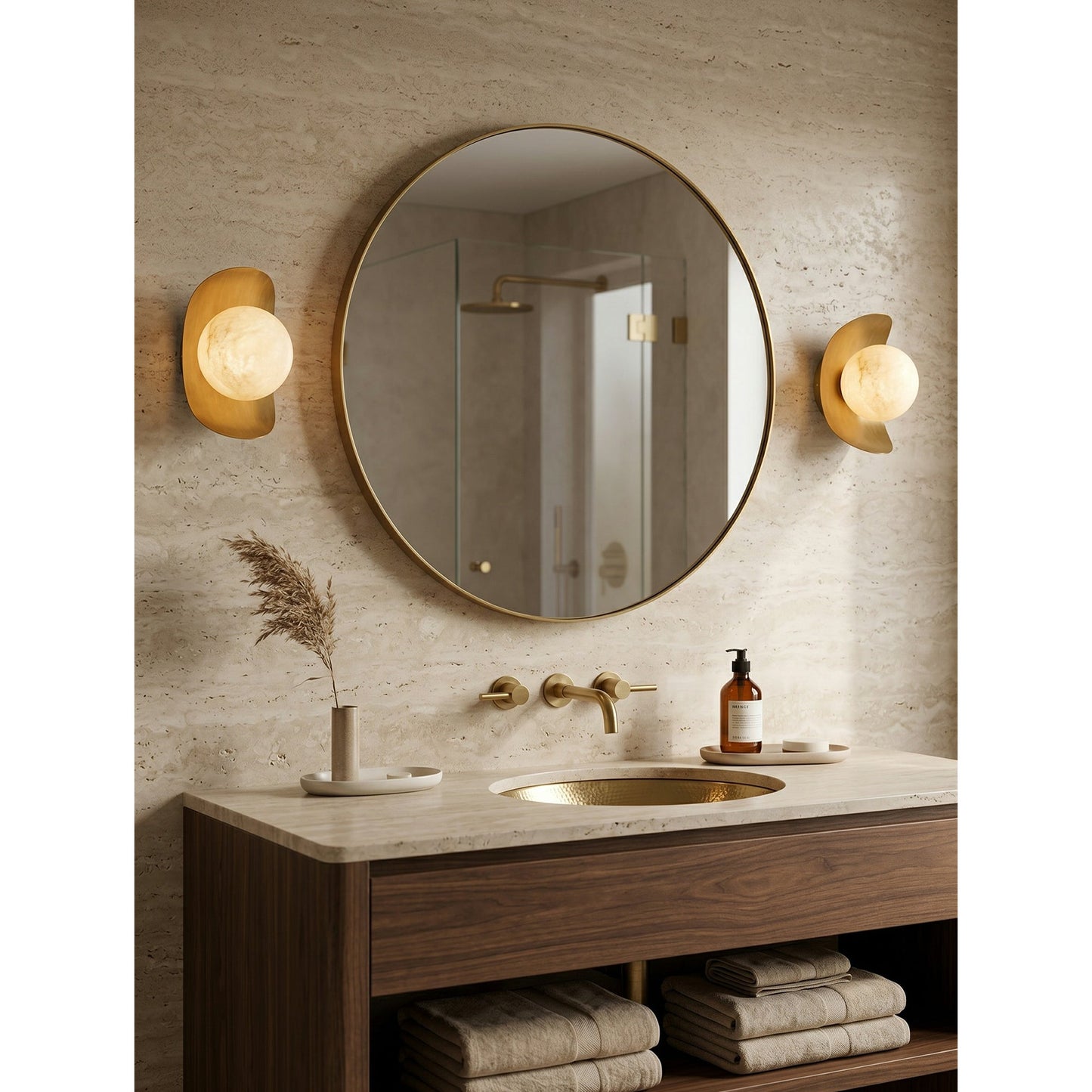 Nouvel Alabaster Wall Sconce