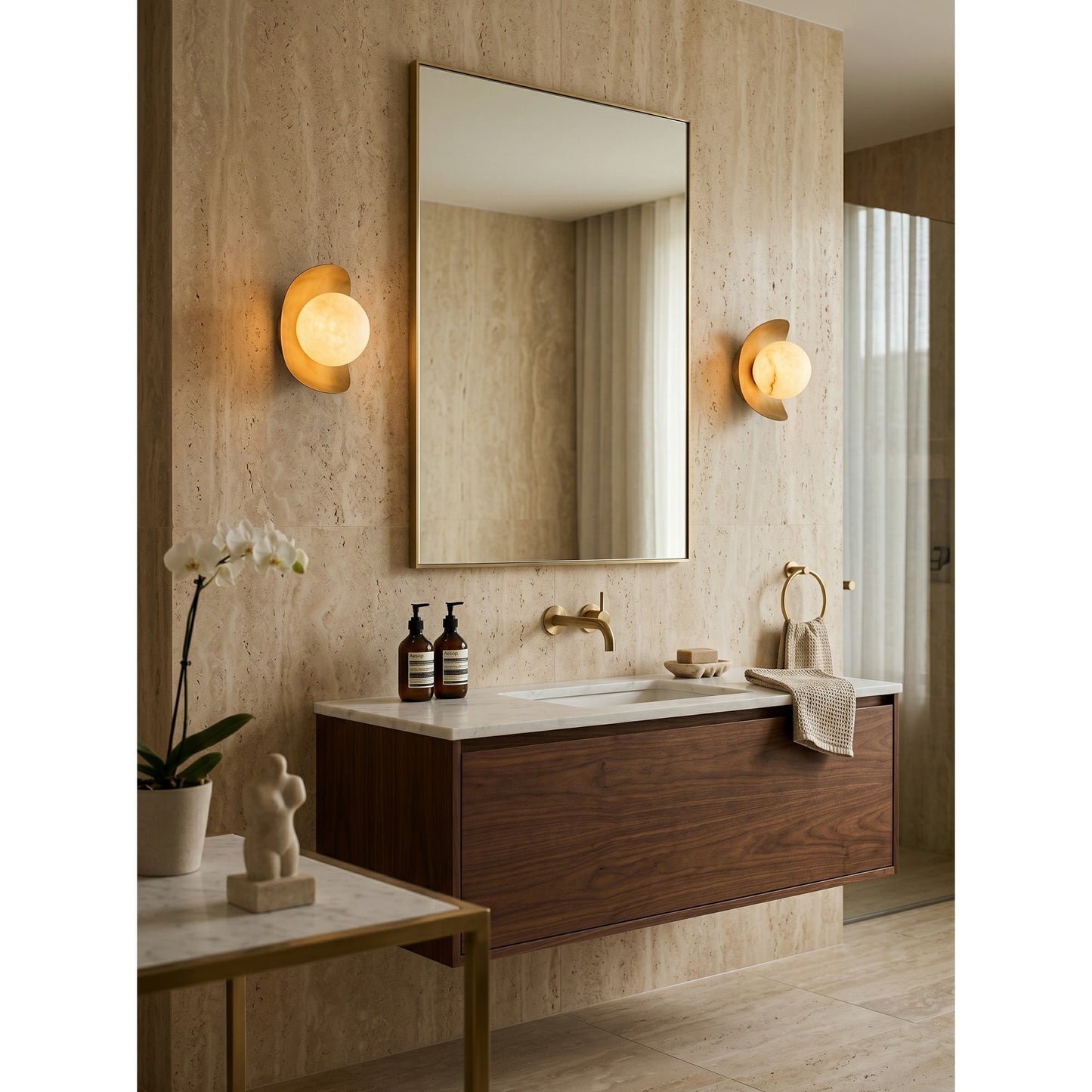 Nouvel Alabaster Wall Sconce
