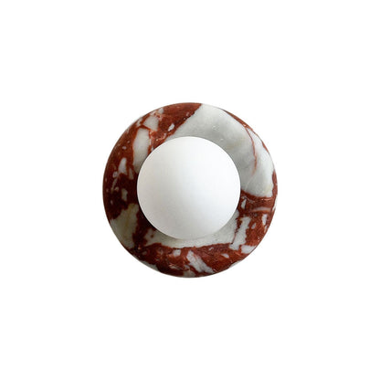 Norara Marble Travertine Wall Sconce