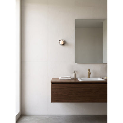 Norara Marble Travertine Wall Sconce