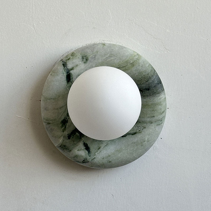 Norara Marble Travertine Wall Sconce