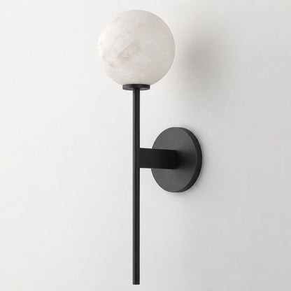 Dovika Alabaster Globe Wall Sconce