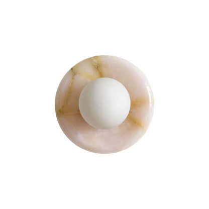 Solene Pink Onyx Wall Sconce