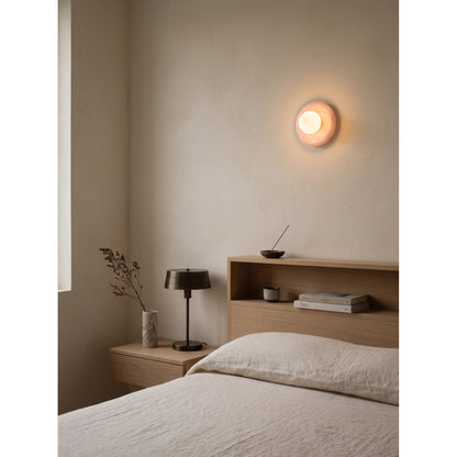Solene Pink Onyx Wall Sconce