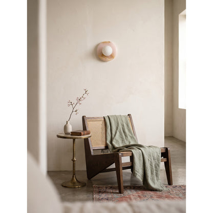 Solene Pink Onyx Wall Sconce