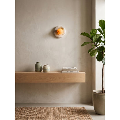 Solene Spanish Alabaster Wall Sconce
