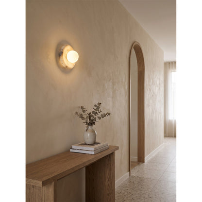 Solene Spanish Alabaster Wall Sconce