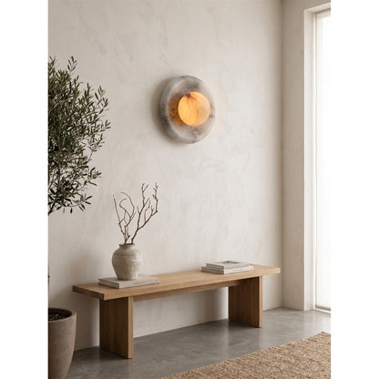 Solene Spanish Alabaster Wall Sconce