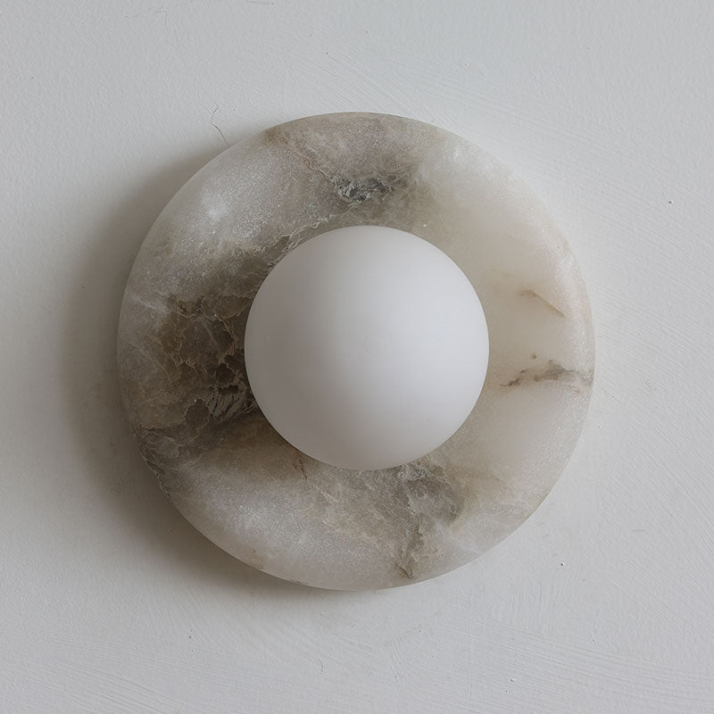 Solene Spanish Alabaster Wall Sconce