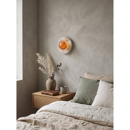 Solene Spanish Alabaster Wall Sconce