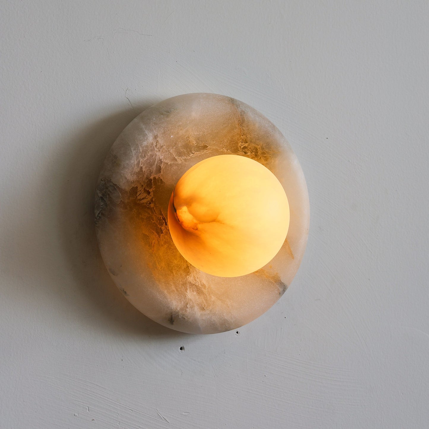 Solene Spanish Alabaster Wall Sconce