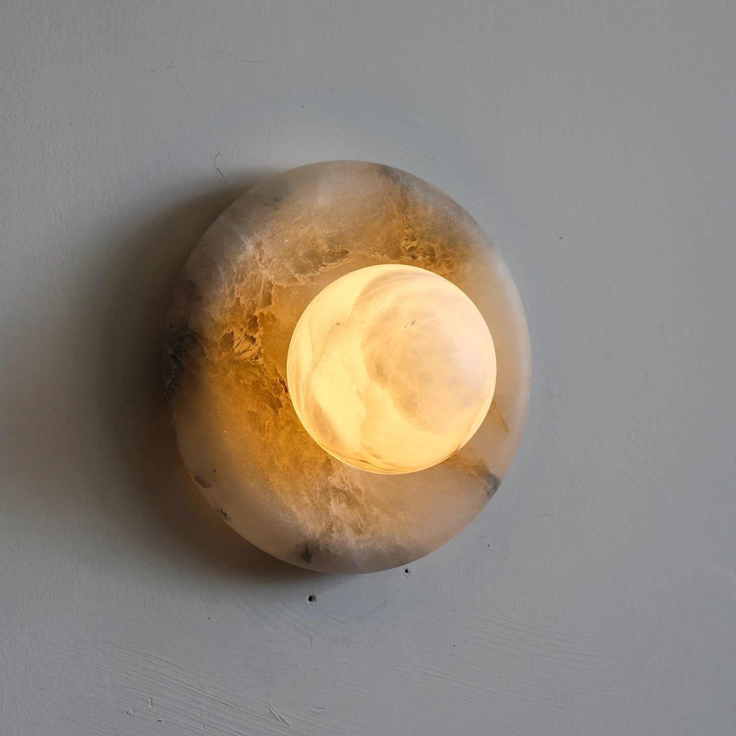 Solene Spanish Alabaster Wall Sconce