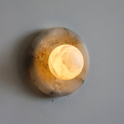 Solene Spanish Alabaster Wall Sconce