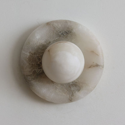 Solene Spanish Alabaster Wall Sconce