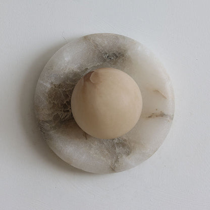 Solene Spanish Alabaster Wall Sconce
